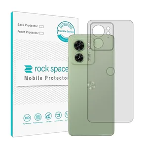 Transparent Rockspace HyGEL phone back protector suitable for Motorola Edge 40 mobile phone