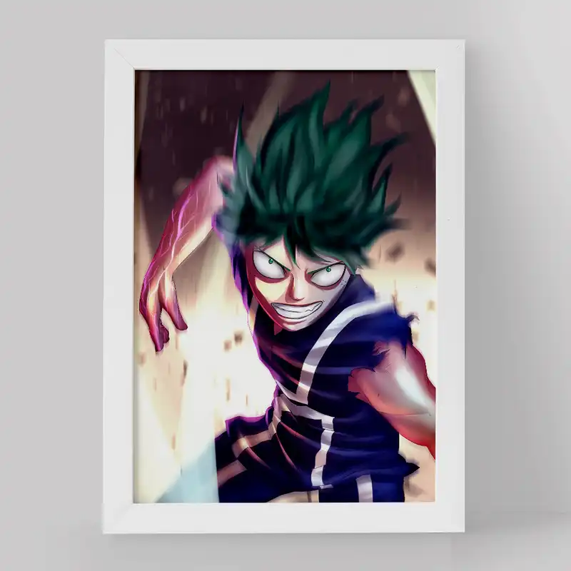 تابلو خندالو مدل دکو انیمه آکادمی قهرمان من کد 16132