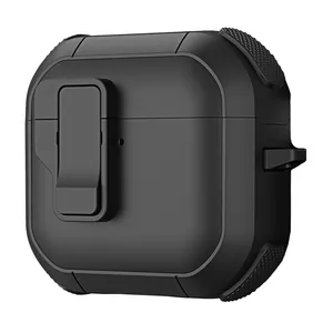 کاور دوکس دوکیس مدل PECP مناسب برای کیس اپل AirPods 4 / AirPods 4 ANC