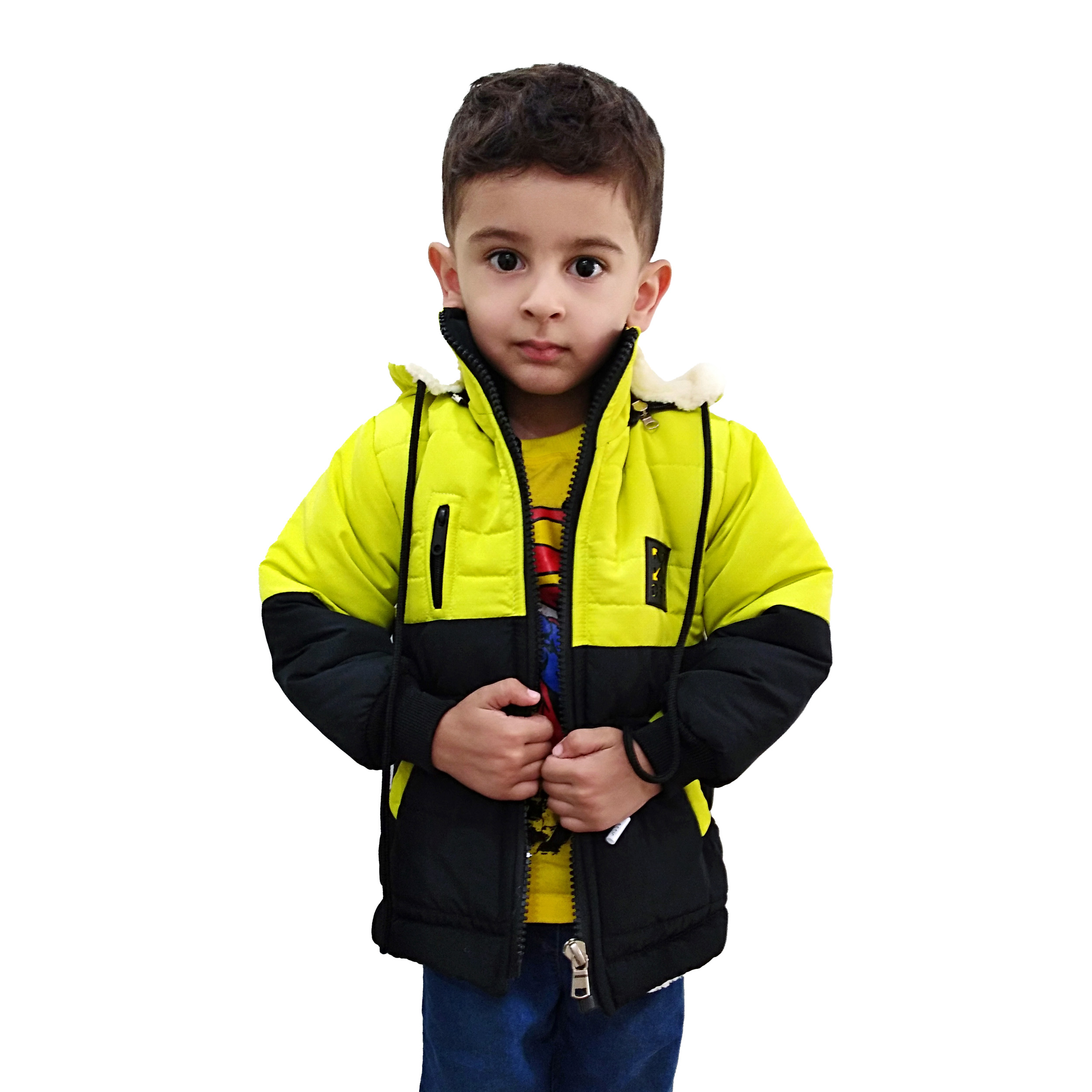 کاپشن پسرانه مدل ST رنگ سبز