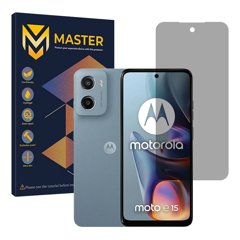 محافظ صفحه نمایش حریم شخصی مستر مدل Resistant مناسب برای گوشی موبایل موتورولا Moto E15