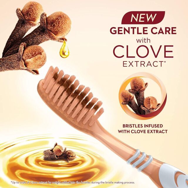 مسواک اورال-بی مدل CRISSCROSS GUM CARE WITH CLOVE با برس نرم مجموعه 4 عددی -  - 2