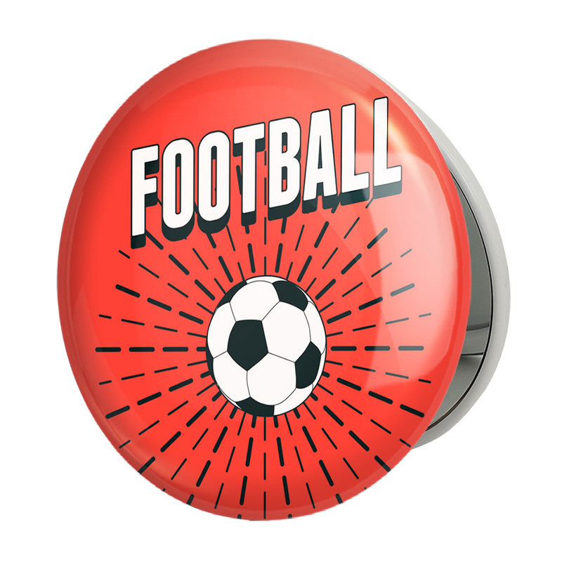 آینه جیبی خندالو طرح فوتبال Football مدل تاشو کد 25941 