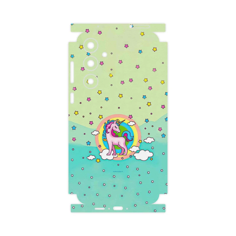 برچسب پوششی ماهوت مدل Rainbow unicorn adventure-FullSkin مناسب برای گوشی موبایل سامسونگ Galaxy A55