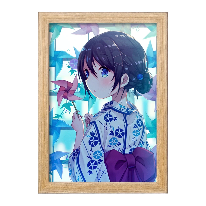 تابلو خندالو مدل دختر انیمه ای  کد 18100