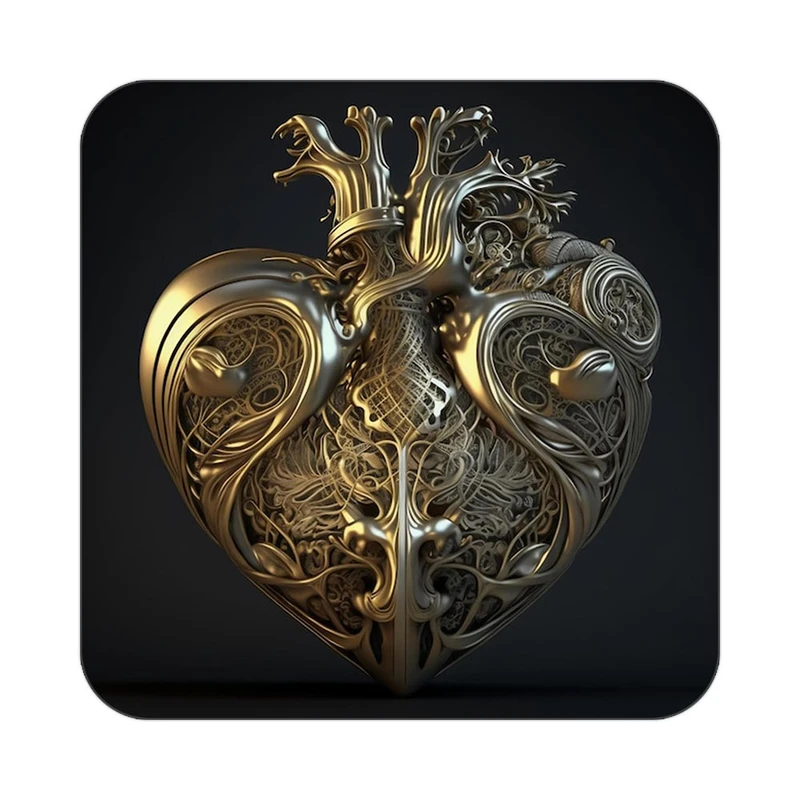 زیر لیوانی کاکتی مدل عاشقانه کد mp11223