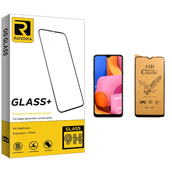 محافظ صفحه نمایش سرامیکی راندیکا مدل GLD مناسب برای گوشی موبایل سامسونگ Galaxy A20s