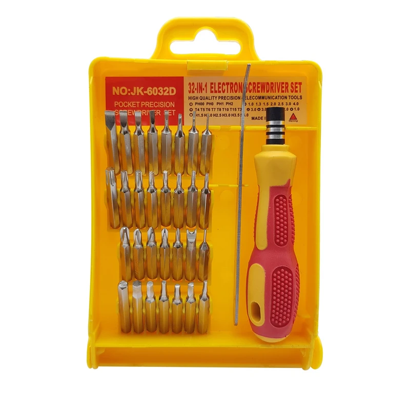 پیچ گوشتی جکلی مدل TP-6032D بسته 32 عددی