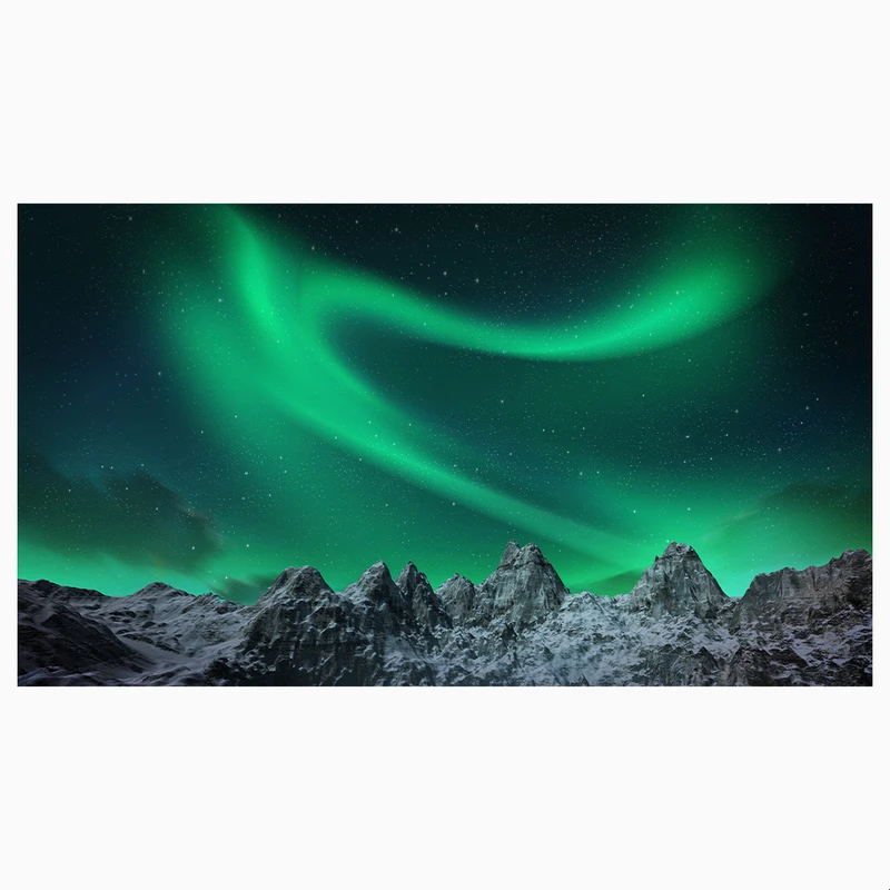 فرش پارچه‌ای مدل فرشینه طرح شفق قطبی کد AR3058820