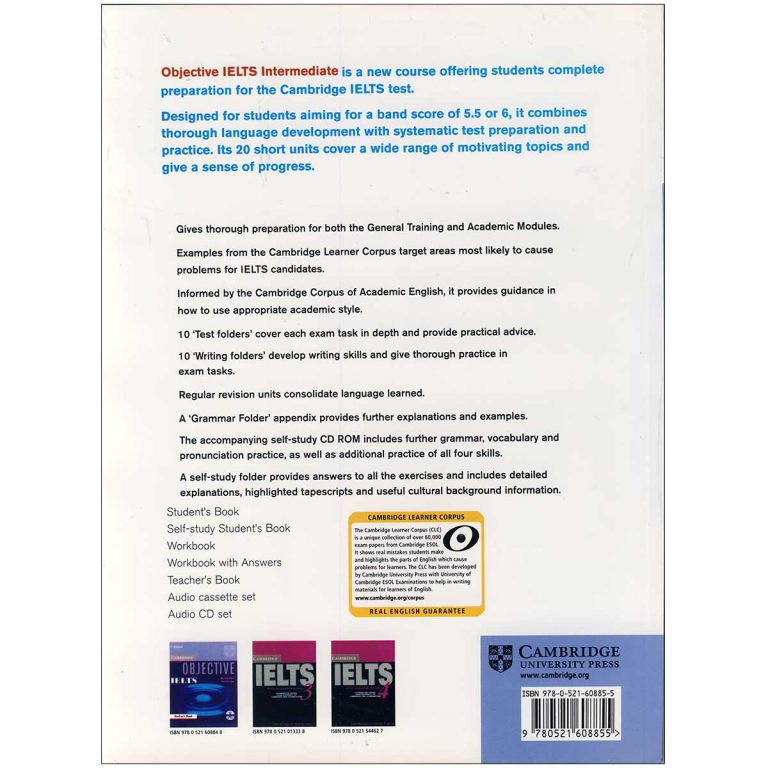 کتاب Objective IELTS Intermediate اثر Michael Black and Wendy Sharp انتشارات Cambridge
