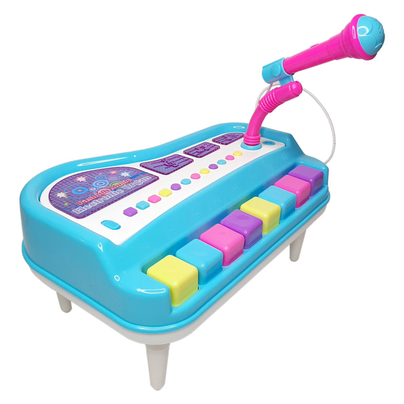 بازی آموزشی موزیکال مدل پیانو و میکروفون کد BLU515