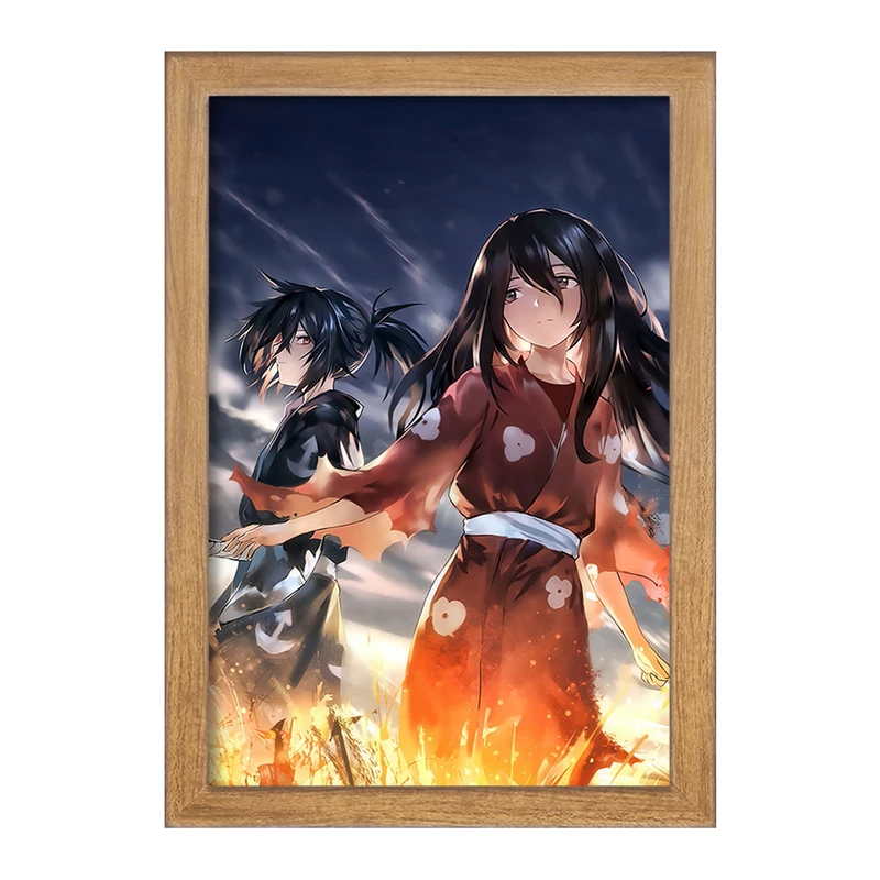 تابلو خندالو مدل هیاکومارو و میو انیمه دورورو Dororo کد 28593