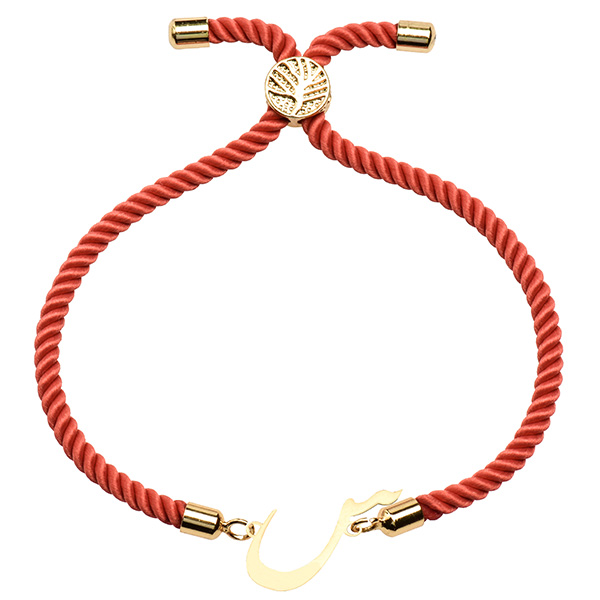 دستبند طلا 18 عیار دخترانه کرابو طرح حرف س مدل Krd1525