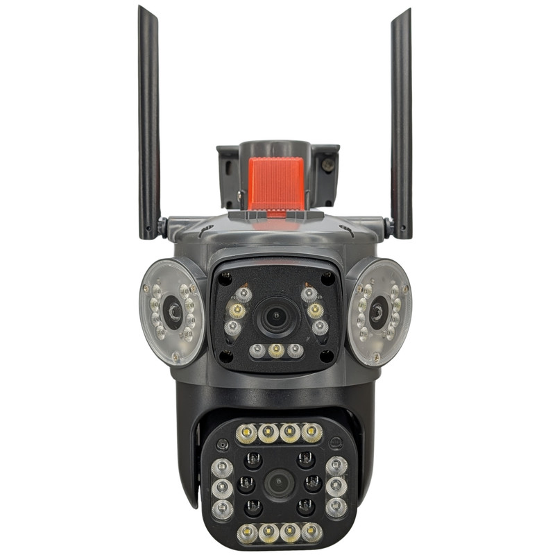 دوربین مداربسته تحت شبکه مدل چرخشی 3تصویر2لنز سیمکارتی