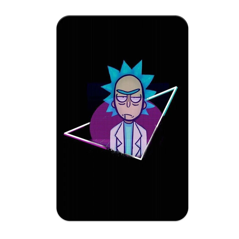 استیکر کارت پرمانه مدل سه بعدی طرح Rick and Morty کد pm3d.2854