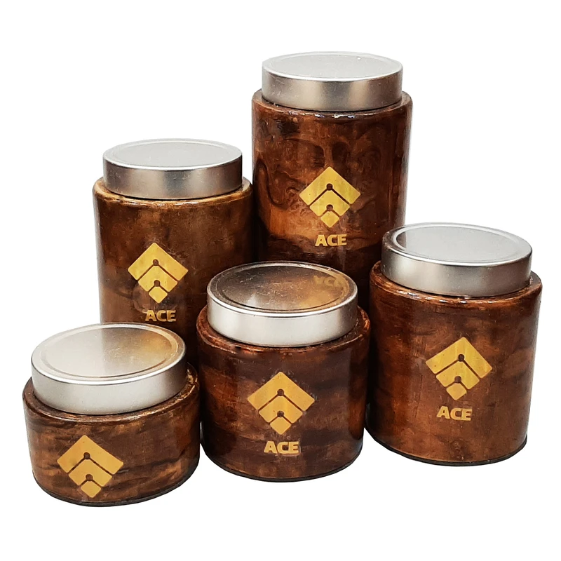 بانکه طرح چوب آس مدل استوانه بسته 5 عددی