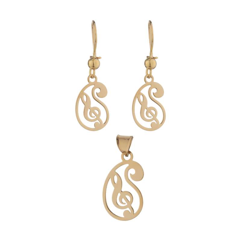 نیم ست طلا 18 عیار زنانه مایا ماهک مدل MS0691 نیم ست طلا 18 عیار زنانه مایا ماهک مدل MS0691