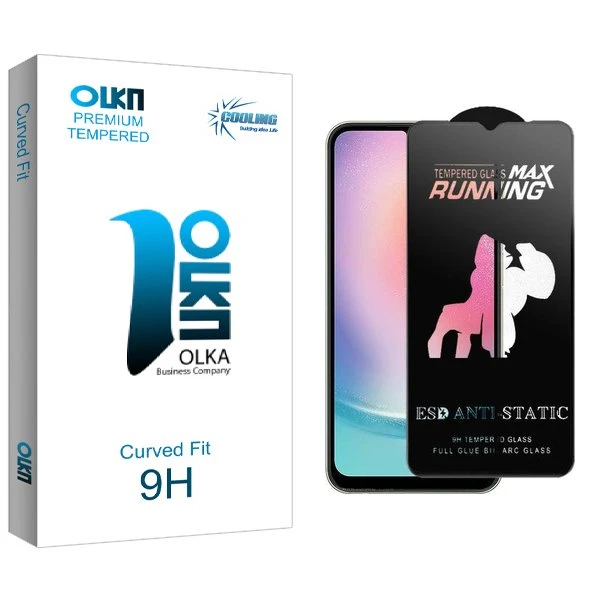 محافظ صفحه نمایش کولینگ مدل Olkanewpkg Running Max مناسب برای گوشی موبایل سامسونگ Galaxy A15/A25/A24
