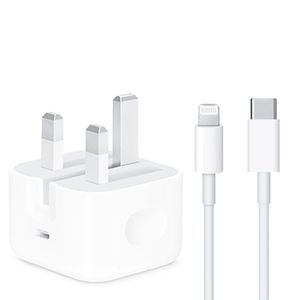 شارژر دیواری 25 وات مدل iphone 14promax به همراه کابل لایتنینگ