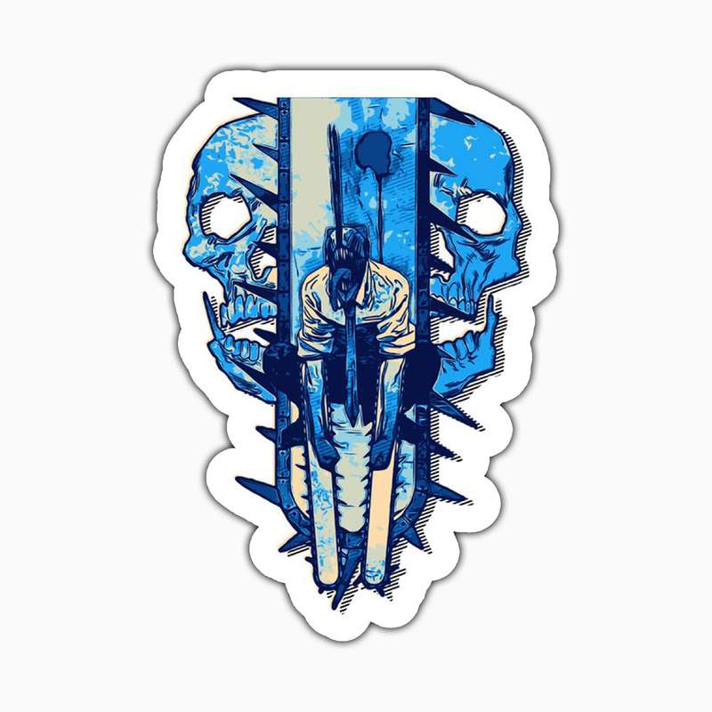 استیکر لپ تاپ و موبایل بووم طرح Anime Chainsaw Man کد PS60 استیکر لپ تاپ و موبایل بووم طرح Anime Chainsaw Man کد PS60