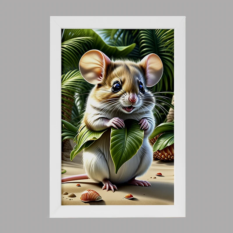 تابلو خندالو مدل موش کد F6748