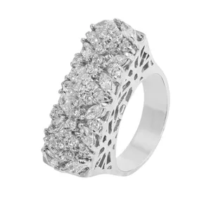 انگشتر نقره زنانه مدل RI F12