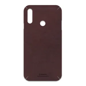 MAHOOT Matte-Dark-Brown-Leather Cover Sticker for LG W10