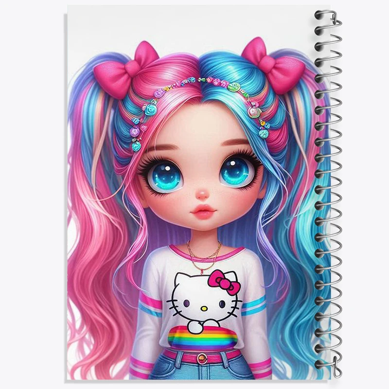 دفتر مشق 100 برگ خندالو طرح دخترانه کد N1973