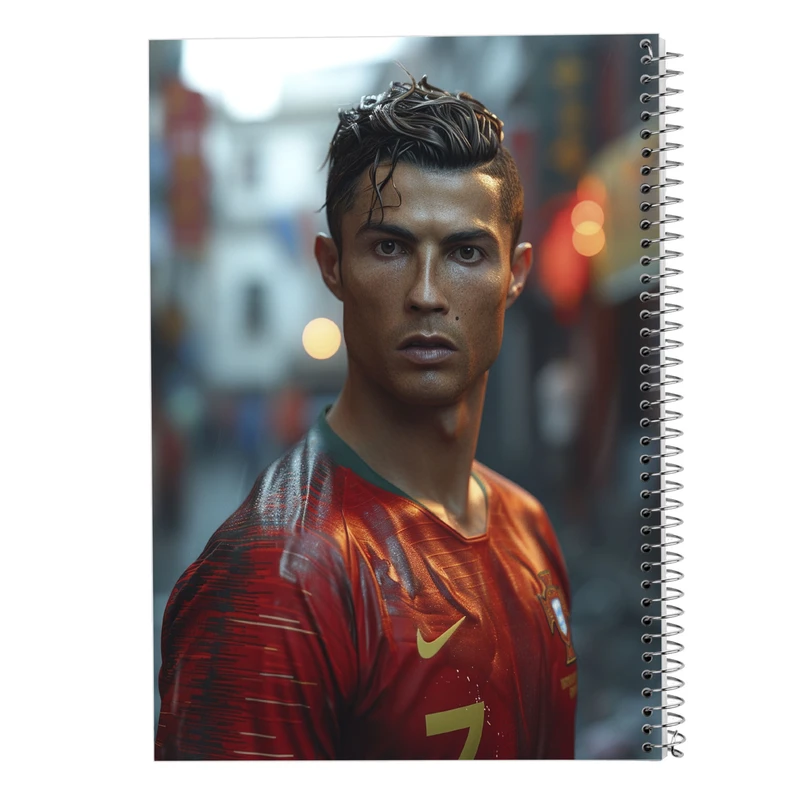 دفتر شطرنجی 50 برگ مدوپد مدل رونالدو ronaldo کد DF13471