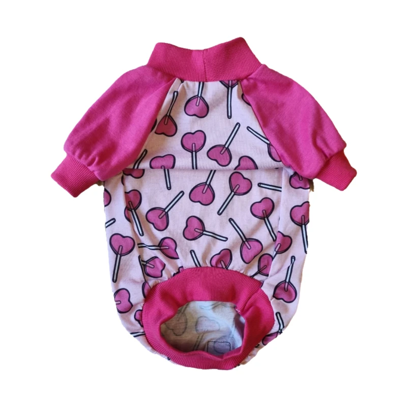 لباس سگ و گربه مدل آبنباتی سایز M