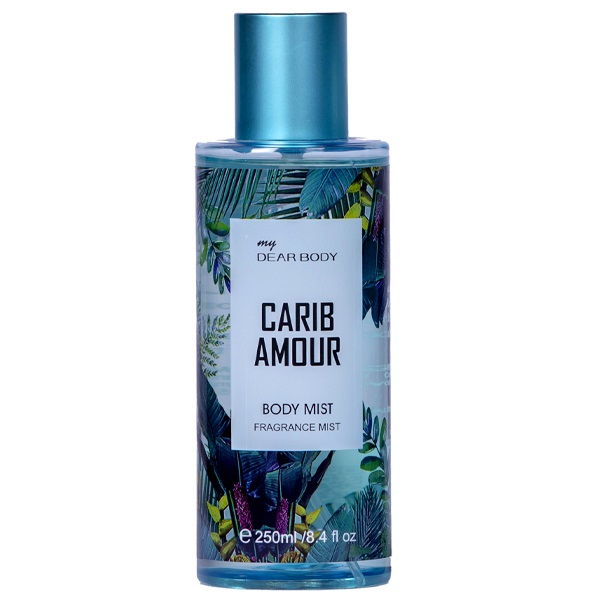 بادی میست زنانه دیر بادی مدل carib amour حجم 250 میلی لیتر