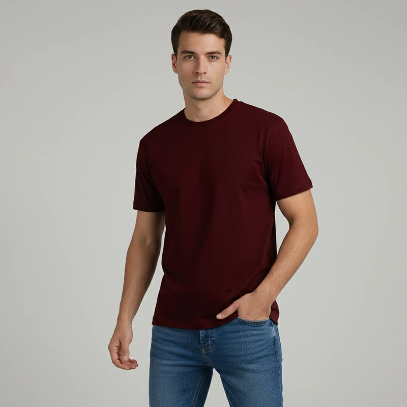 تی‌شرت آستین کوتاه مردانه باینت مدل 373-5