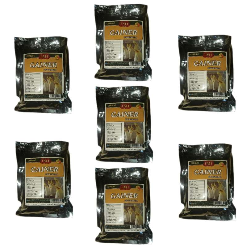 سرلاک طوطیسانان و پرندگان زینتی گینر مدل NORMAL وزن 1400 گرم مجموعه 7 عددی