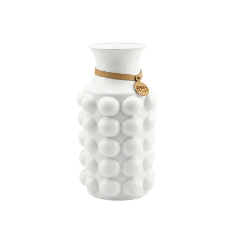 گلدان دکوری مدل برفی کد Ball-027