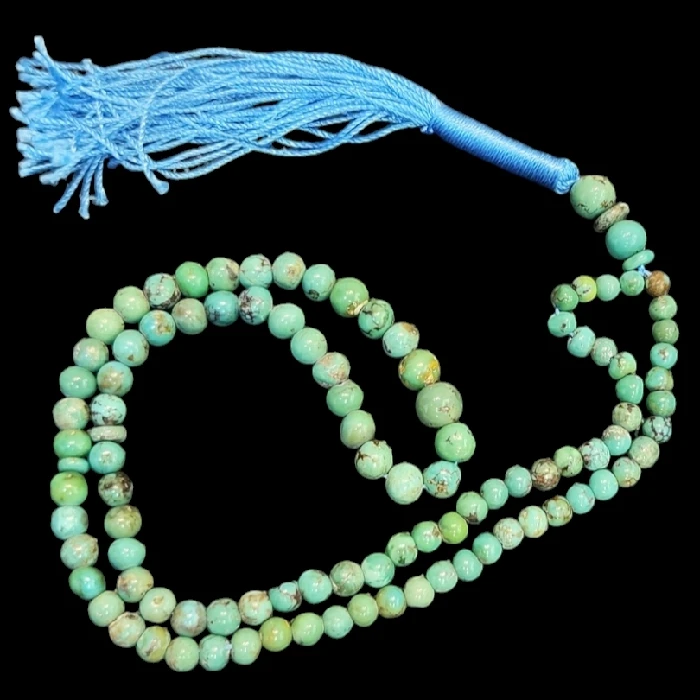 تسبیح نقره جات بافندگان مدل سنگ فیروزه نیشابور کد 70066