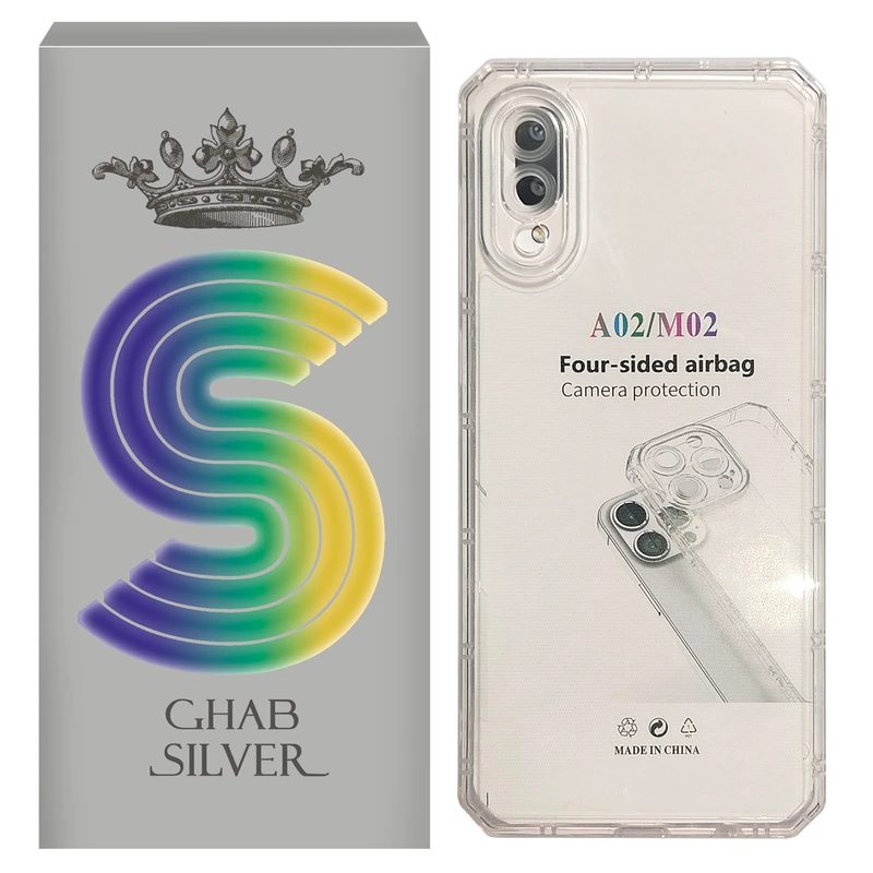 کاور قاب سیلور مدل ژله ای مناسب برای گوشی موبایل سامسونگ Galaxy M02