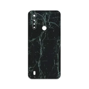 MAHOOT  Graphite-Green-Marble Cover Sticker for motorola Moto e6 Plus