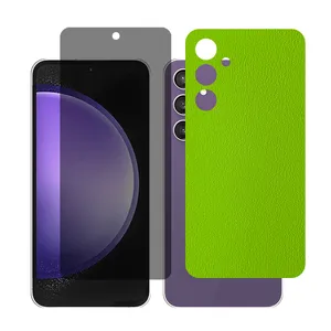 Glass Together model Privacy Screen Protector Suitable for Samsung Galaxy S23 FE Mobile Phone with Back cover sticker