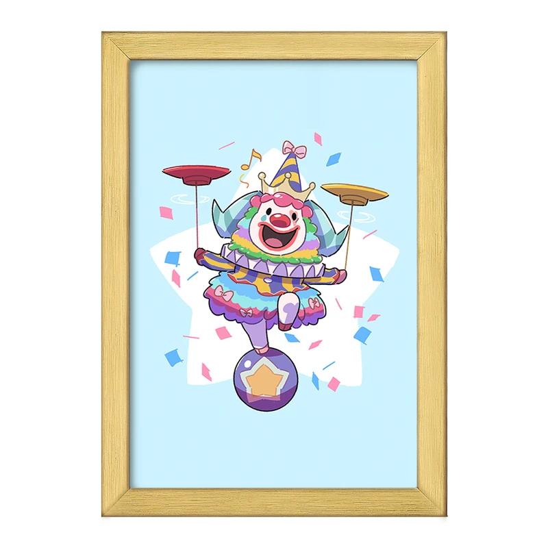 تابلو خندالو طرح بازی انیمال کراسینگ (Animal Crossing) کد 32685