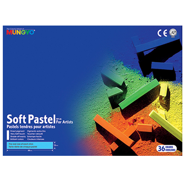پاستیل گچی 36 رنگ مدل soft pastel کد 9154954552