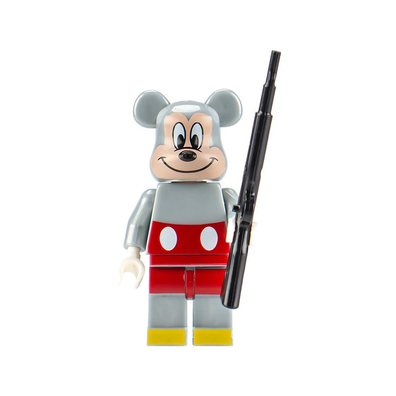 ساختنی 4 تکه برانت مدل میکی موس خاکستری با سلاح