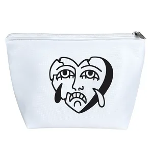 کیف لوازم آرایش دخترانه خندالو مدل قلب گریان کد 7083