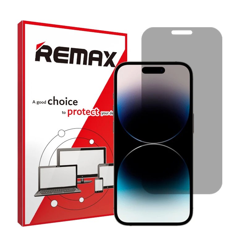 محافظ صفحه نمایش حریم شخصی ریمکس مدل HyPRV مناسب برای گوشی موبایل اپل iPhone 14 Pro Max