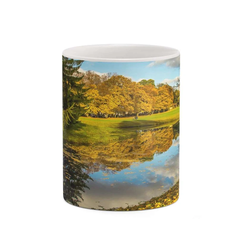 ماگ کاکتی مدل منظره پاییزی کد mgh18566