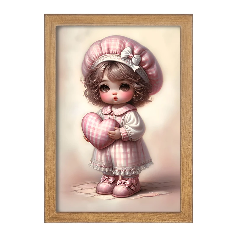 تابلو خندالو مدل دخترانه کودکانه کد F9484