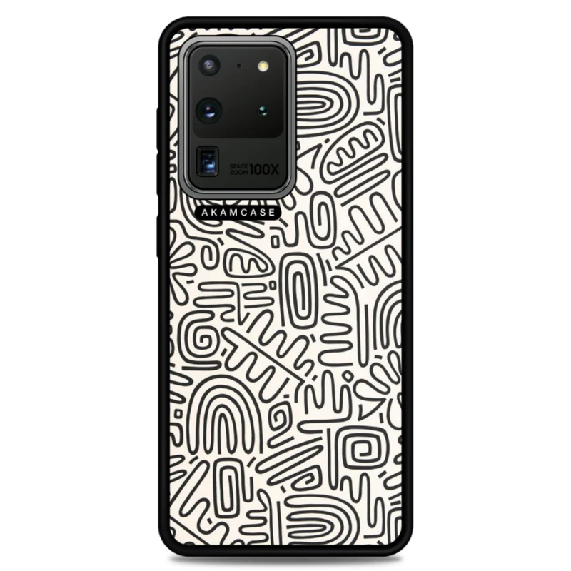 کاور آکام مدل AMC-WSGS20U-DOODLE10 مناسب برای گوشی موبایل سامسونگ Galaxy S20 Ultra