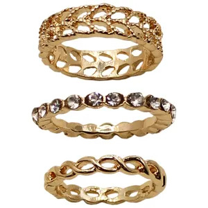 بند انگشتی زنانه کد RKH_992 مجموعه 3 عددی