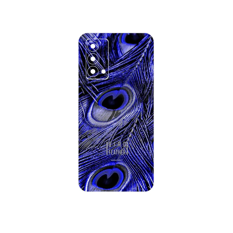 برچسب پوششی ماهوت مدل Purple Feather مناسب برای گوشی موبایل ریلمی GT Master