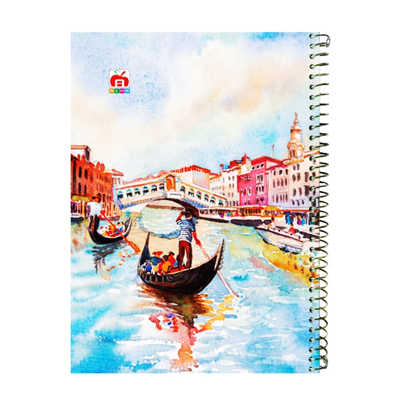 دفتر نقاشی 60 برگ آلما طرح VENIZ مدل کلاسیک کد 7652