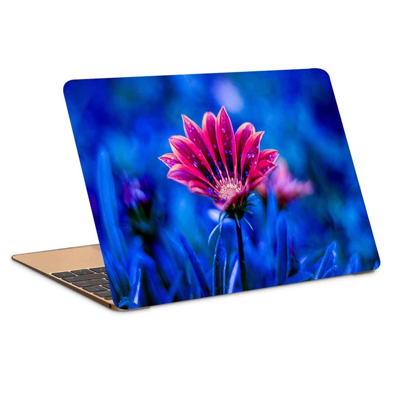 استیکر لپ تاپ طرح flower dew drops کد P-747 مناسب برای لپ تاپ 15.6 اینچ